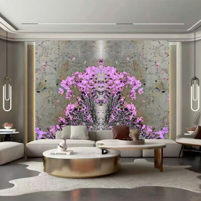 Tranh đá xuyên sáng TDXS30 – 2 tấm đối xứng